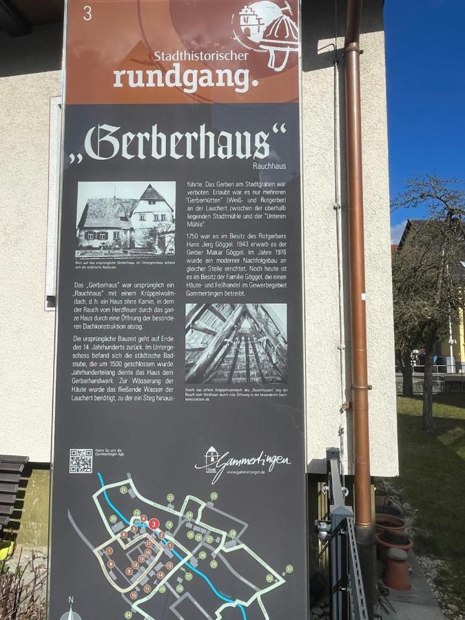 Ferienwohnung Im Gerberhaus Gammertingen Dış mekan fotoğraf